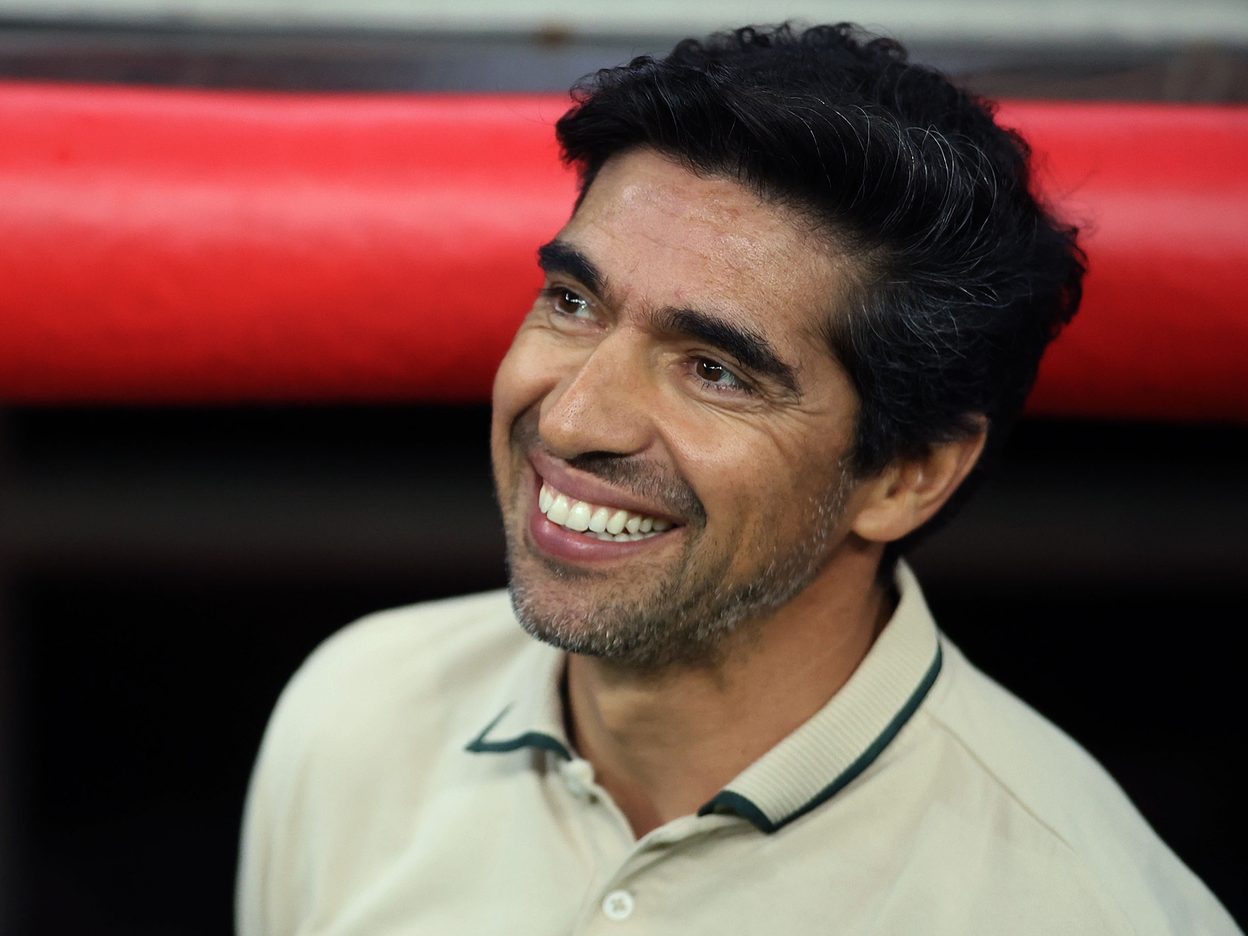 Abel Ferreira, técnico do Palmeiras, durante jogo contra o Internacional (Foto: EDU ANDRADE/FATOPRESS/ESTADÃO CONTEÚDO)