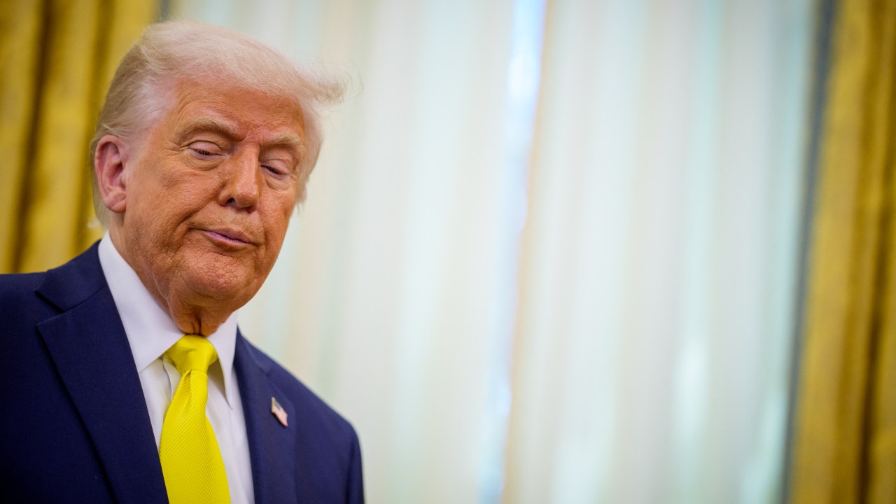 Donald Trump - 18 de abril de 2025 (Foto: Andrew Harnik / GETTY IMAGES NORTH AMERICA / Getty Images via AFP)