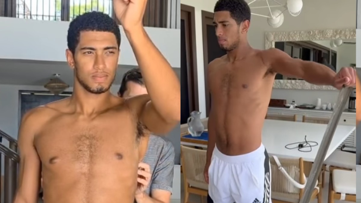 Jude Bellingham compartilha vídeo de treinos de recuperação após cirurgia no ombro
