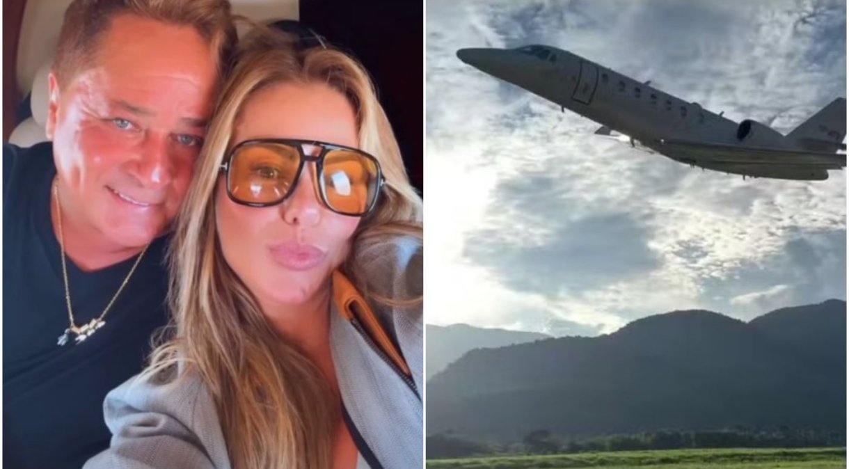 Leonardo e Poliana Rocha conhecem novo avião de Virginia (Foto: Poliana Rocha)  
Zé Felipe platina o cabelo (Foto: Zé Felipe)