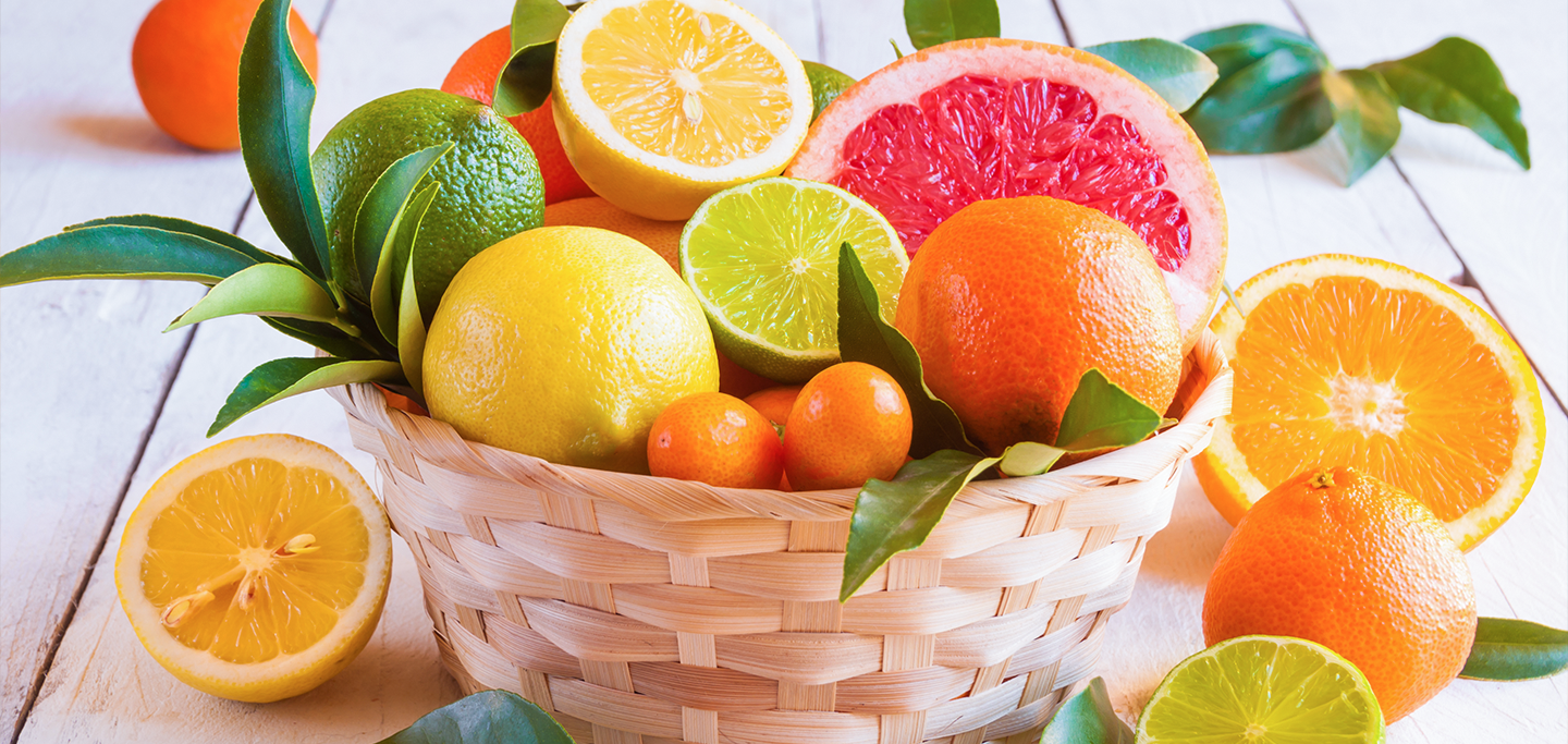 Frutas cítricas são ricas em vitamina C - Reprodução: Care Plus