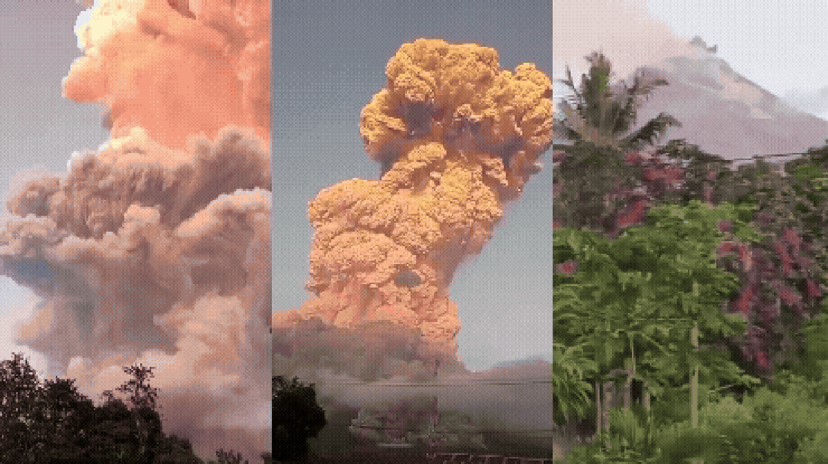 Vulcão indonésio entra em erupção e lança cinzas a 11 km de altura