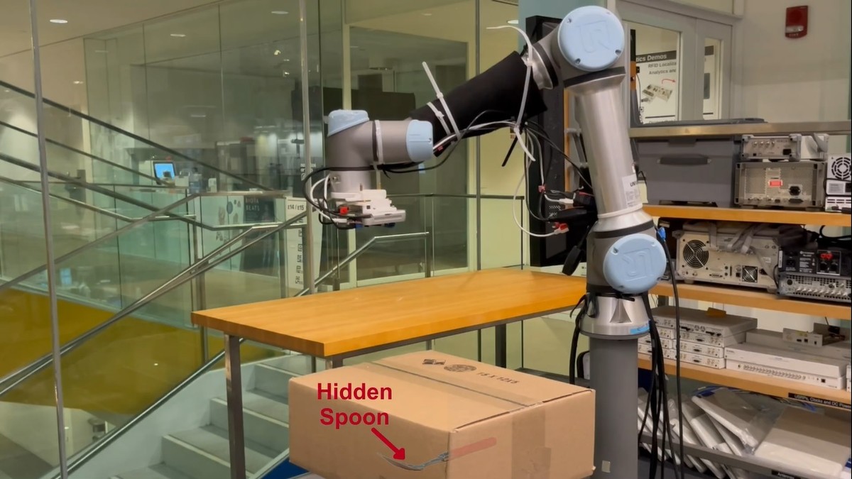 MIT desenvolve robô capaz de ver através de caixas e paredes com nova tecnologia