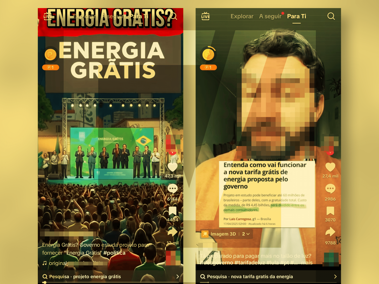 A tarifa social da energia elétrica foi criada em 2002, no governo Fernando Henrique Cardoso. (Foto: Projeto Comprova)