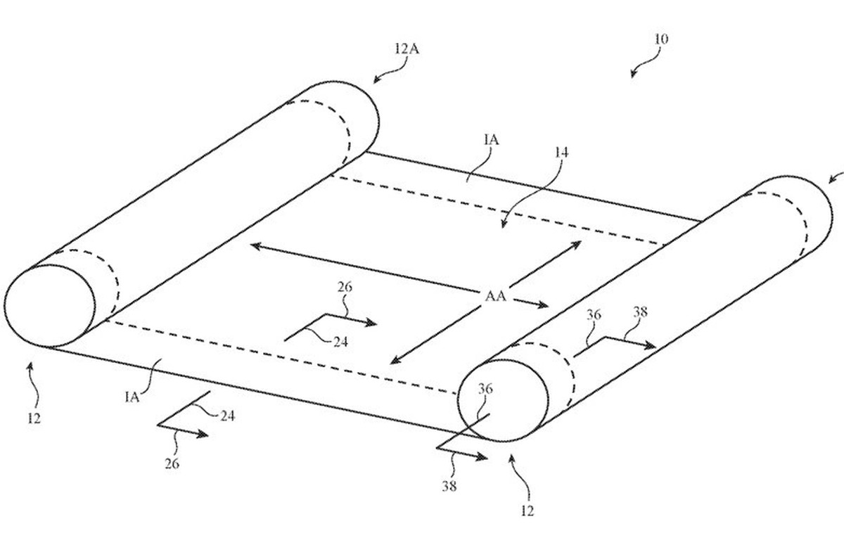 Apple desenvolve nova tecnologia para celular com tela enrolável e dobrável