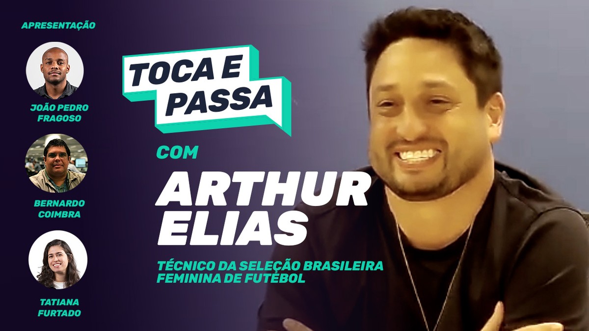 Arthur Elias é o convidado do 'Toca e Passa' desta semana (Foto: Editoria de Arte)
