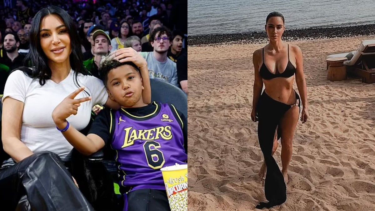 Desde o divórcio, em 2022, Kim Kardashian tem evitado comentar publicamente os ataques do ex-marido. Ela já afirmou que seu foco é preservar a estabilidade emocional dos filhos. (Foto: Reprodução/Instagram)