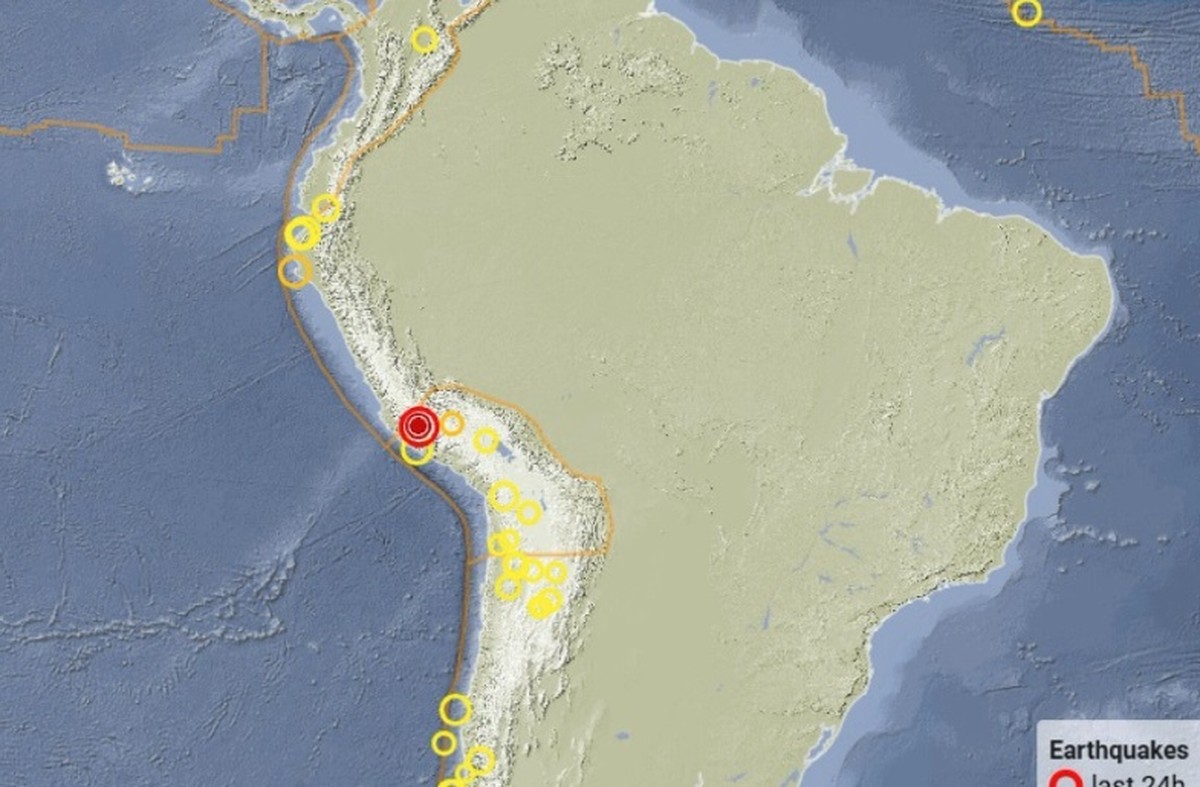 Terremoto de 6,1 graus sacode o centro do Peru e gera preocupação na população