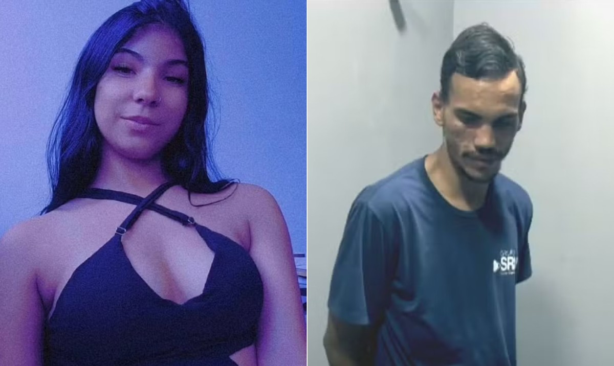Vitória Regina de Sousa foi assassinada em Cajamar, em São Paulo; Maicol Sales dos Santos é suspeito no crime (Foto: Reprodução/TV Globo)