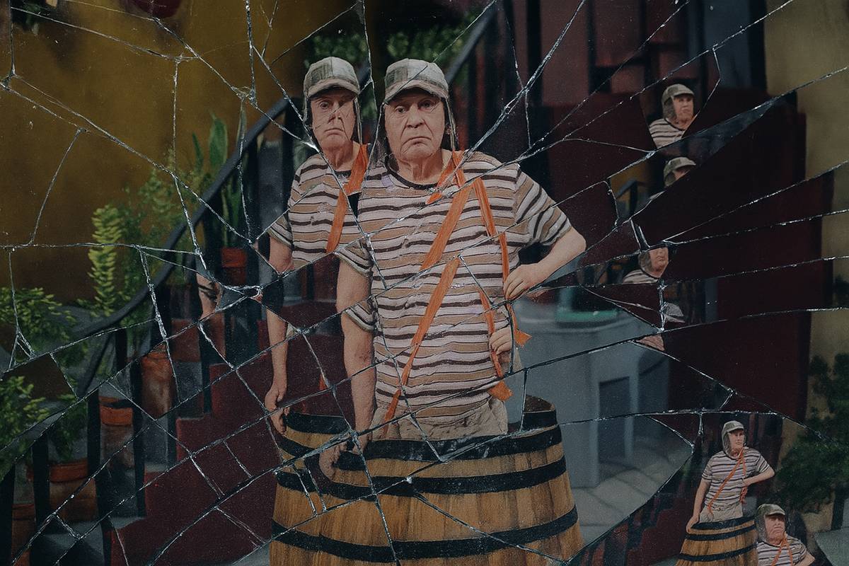 Inteligência artificial transforma TV com bebê virtual e cenas de 'Chaves' borradas