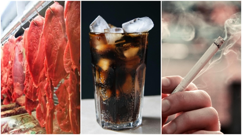 Carne, refrigerante e cigarro: o que muda com a reforma tributária (Foto: Assessoria/Governo/Rondônia; Ron Lach/Pexels; Geri Tech/Pexels)
