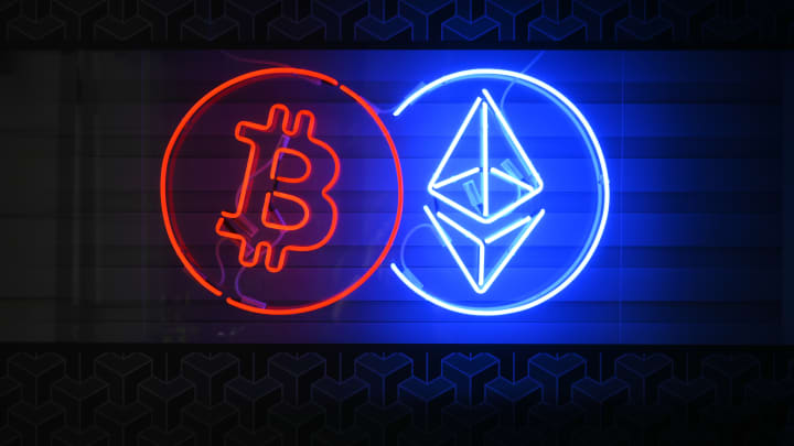 Bitcoin supera US$ 100 mil e ether registra melhor semana desde 2021 com alta expressiva