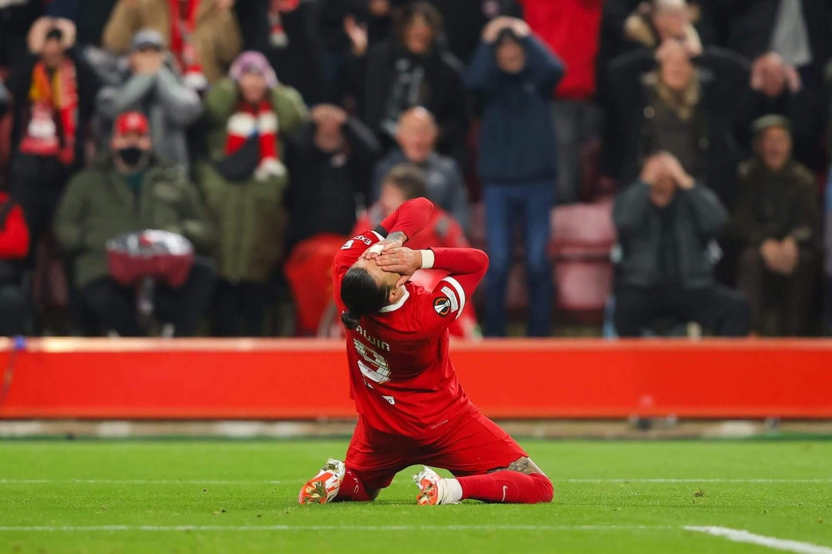Liverpool se despede de Darwin Nunez após temporada decepcionante