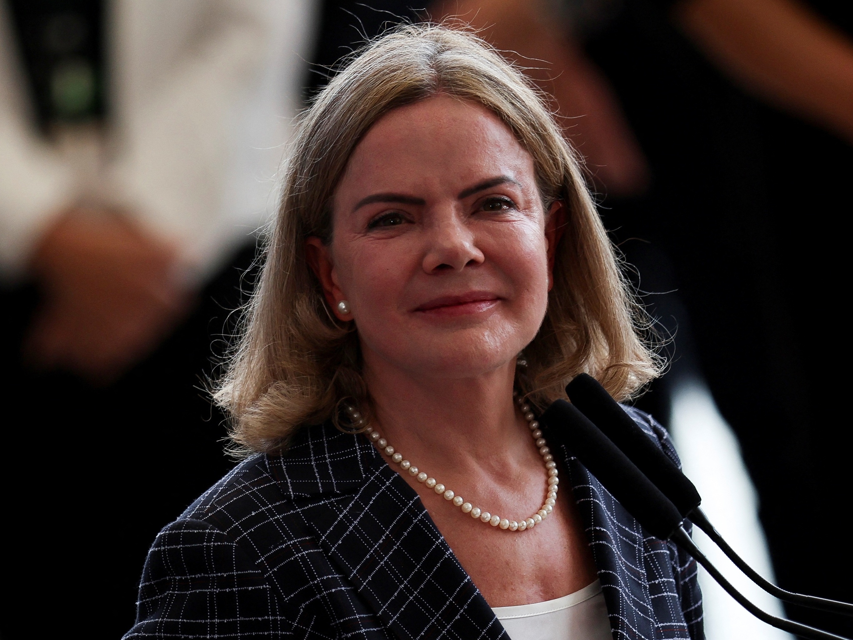 A ministra de Relações Institucionais, Gleisi Hoffmann (Foto: Adriano Machado / Reuters)