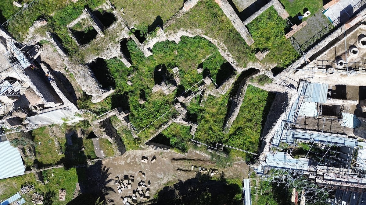 Pompeia é reocupada após erupção do Vesúvio e revela história esquecida