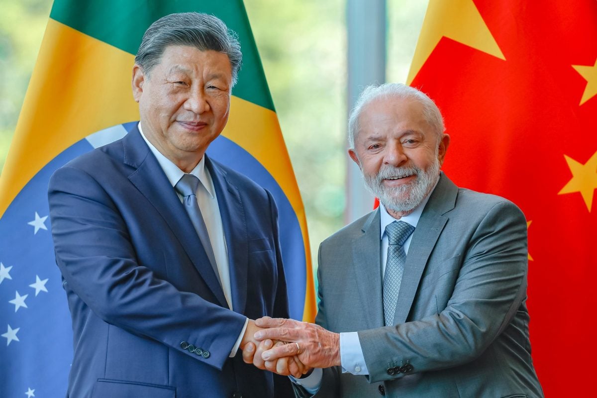 Xi Jinping e Lula (Foto: Ricardo Stuckert)