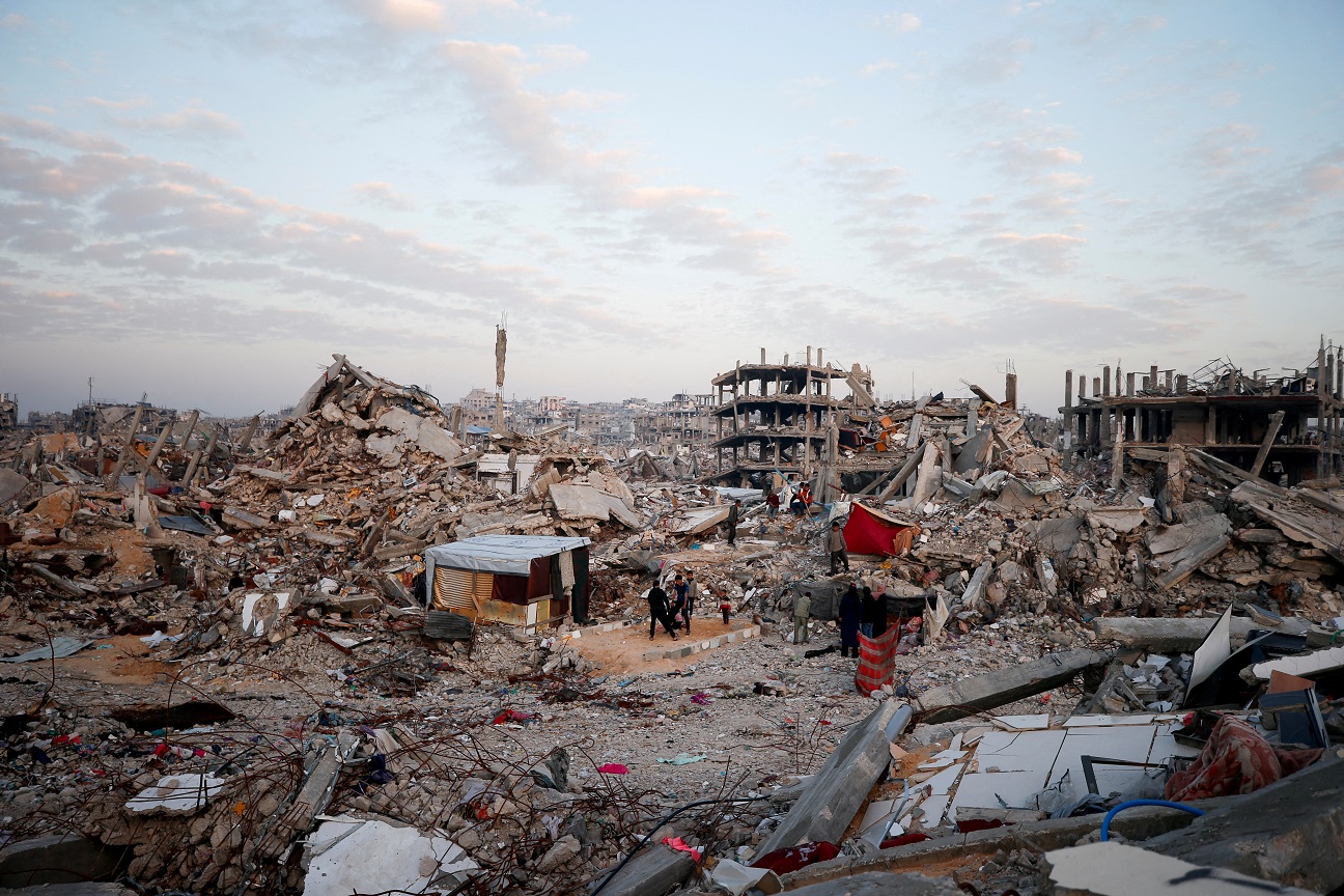 Veja o antes e depois do início da guerra entre Israel e o Hamas (Foto: AFP)