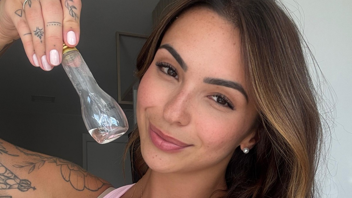 Influenciadora fitness lançou gotas de suor por R$ 1,5 mil e surpreendeu seguidores (Foto: Divulgação | CO - Assessoria)