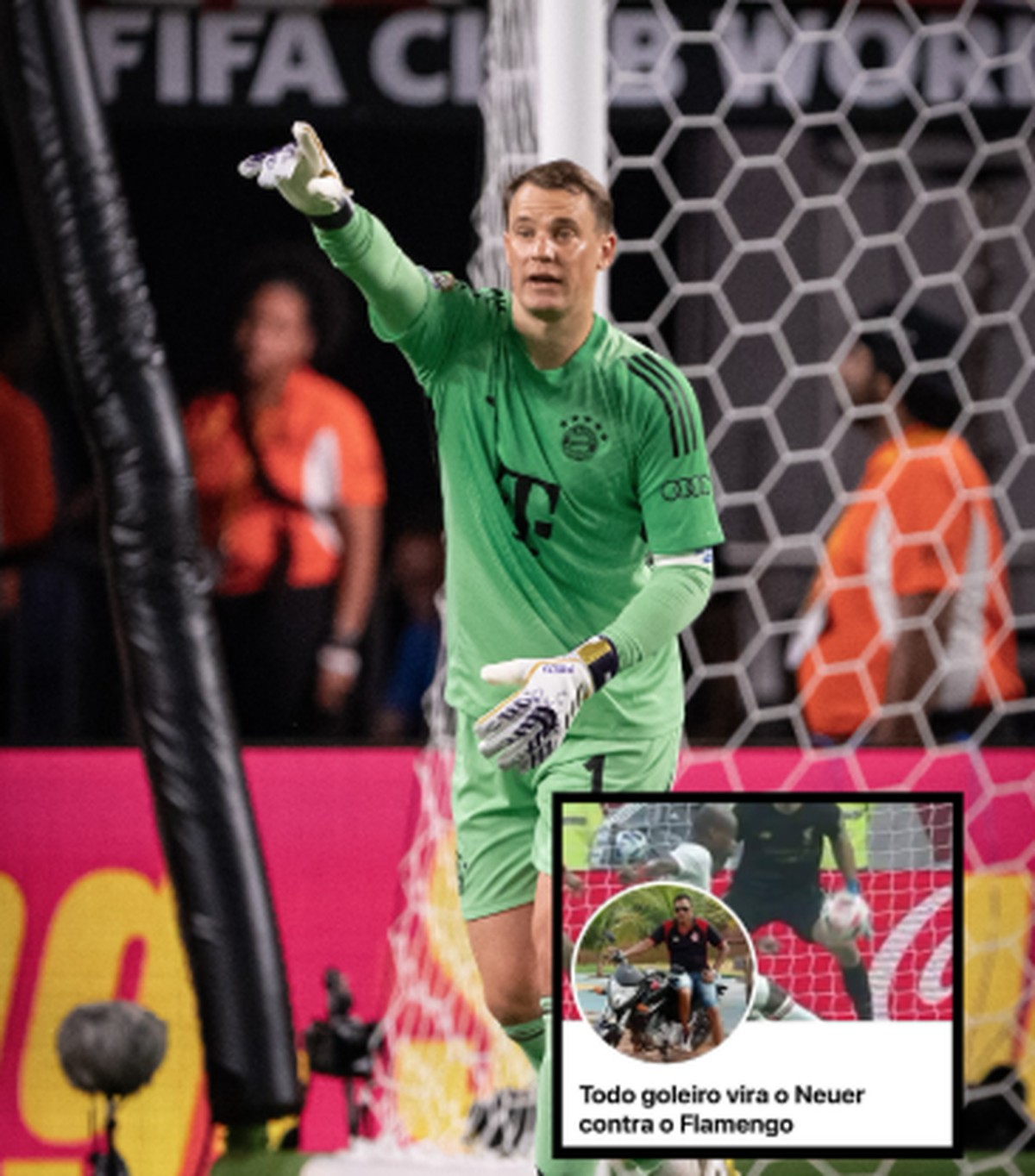 Bayern de Munique brinca com meme e apoia torcida do Flamengo sobre goleiros
