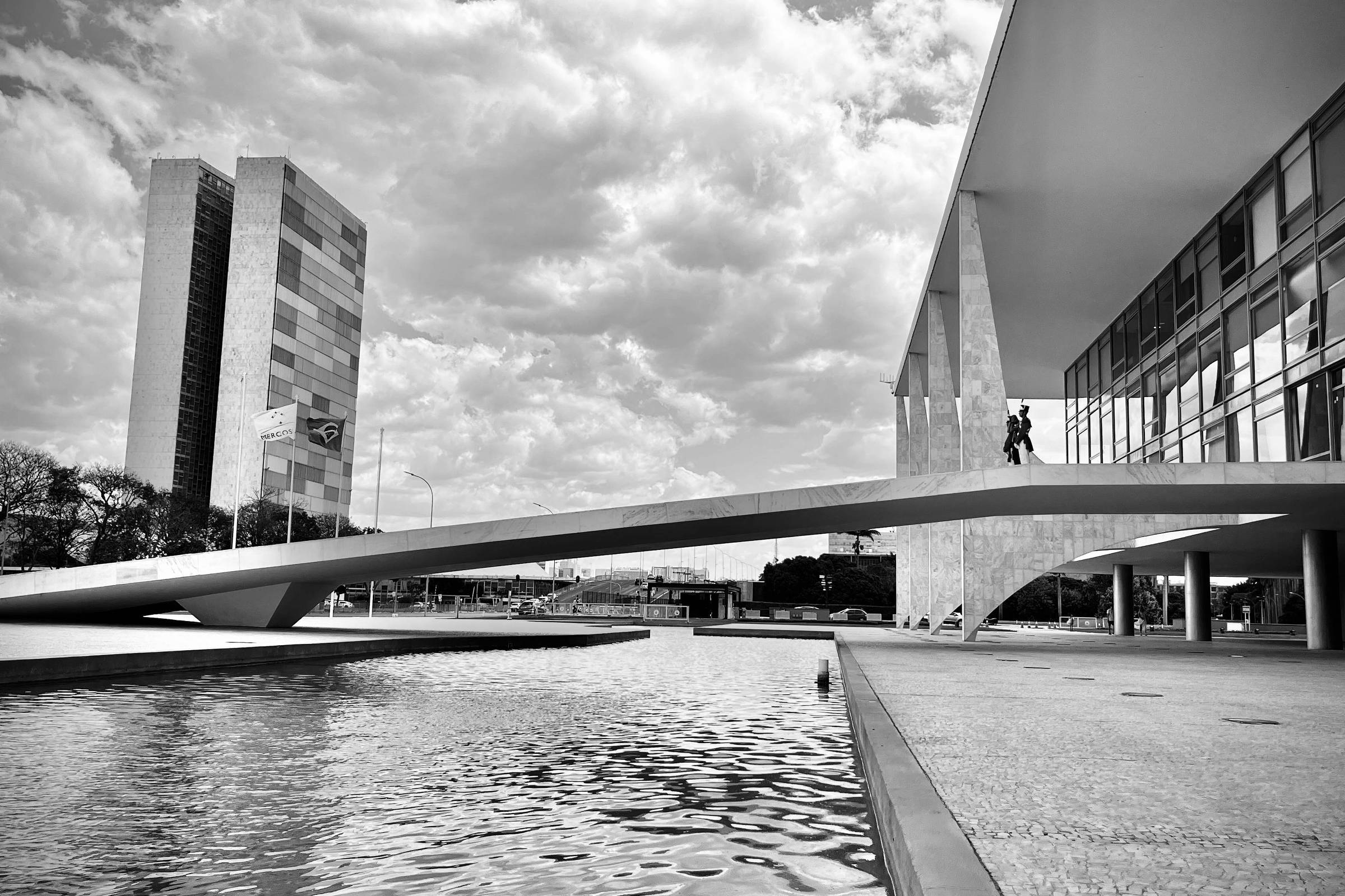 Congresso Nacional visto do Palácio do Planalto, em Brasília (DF) (Foto: Leonardo Sá/Agência Senado)