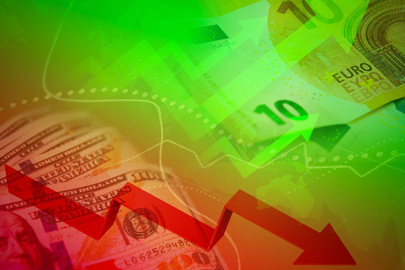 Investidores avaliam euro e dólar em meio à guerra tarifária global