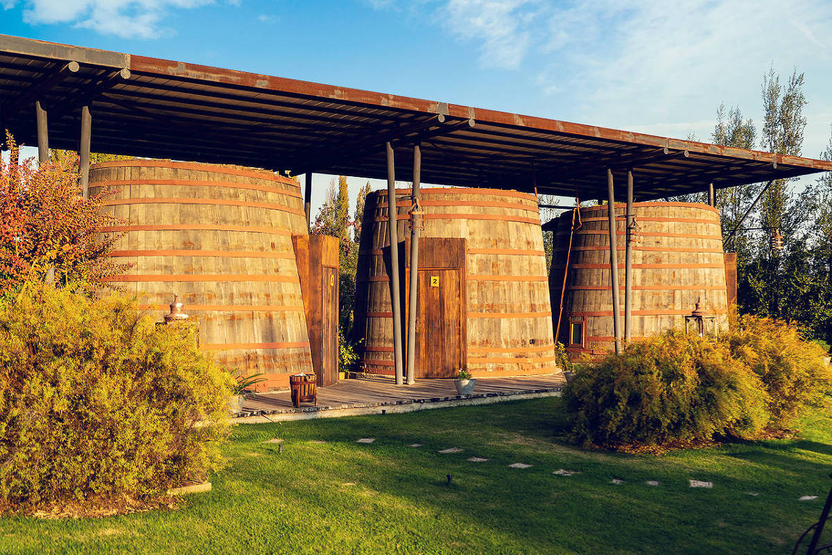 Hospede-se em um barril de vinho centenário e descubra o Chile de forma única