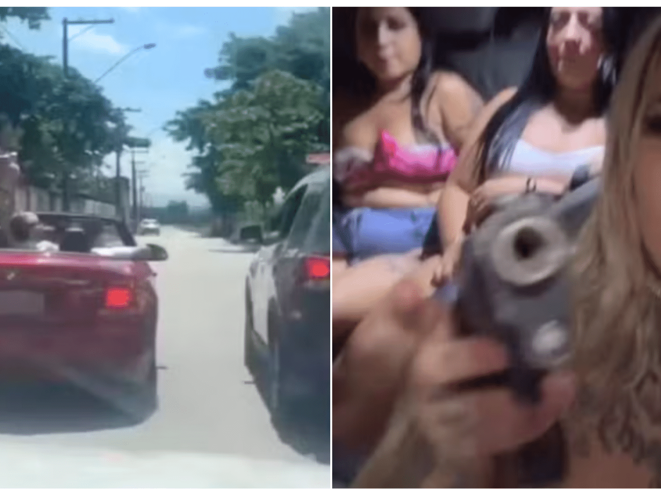 Mulher se torna viral após rebolar para policiais e desarmar assaltante no Guarujá