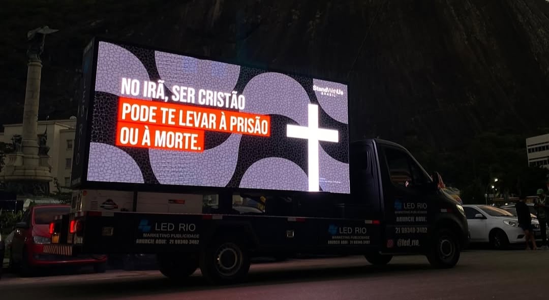 Protesto no Rio denuncia perseguição a cristãos no Irã e clama por justiça