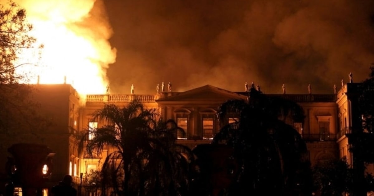 PF conclui que não houve crime nem omissão no incêndio do Museu Nacional
