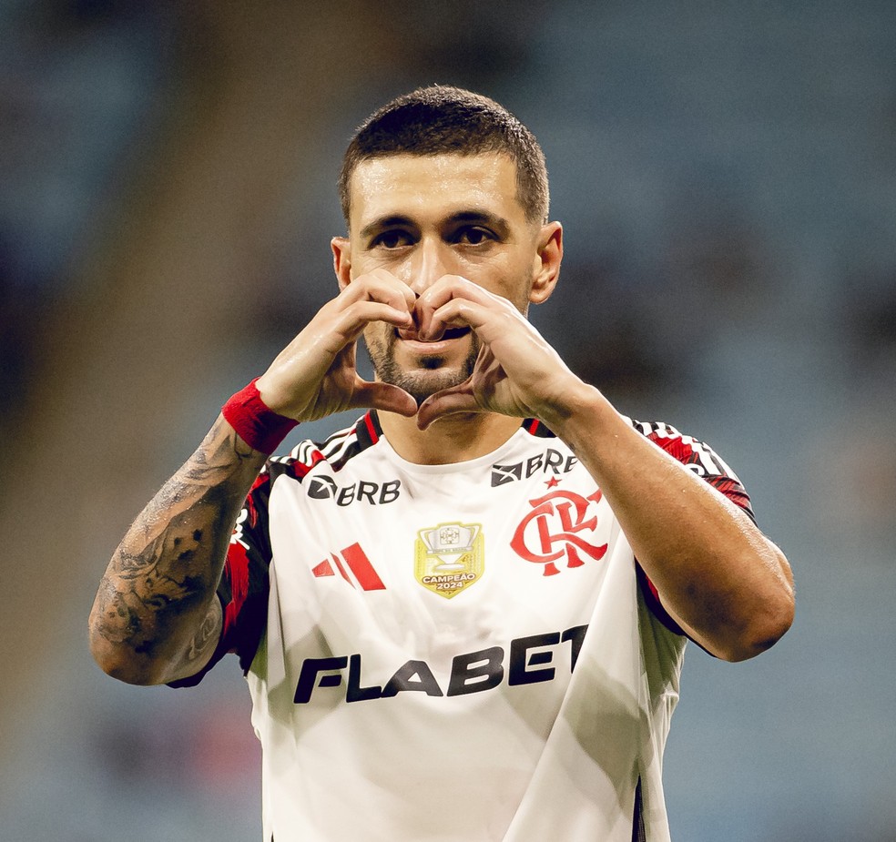 Arrascaeta, do Flamengo, chega a cinquenta gols contra times do G-12 (Foto: Adriano Fontes/Flamengo)