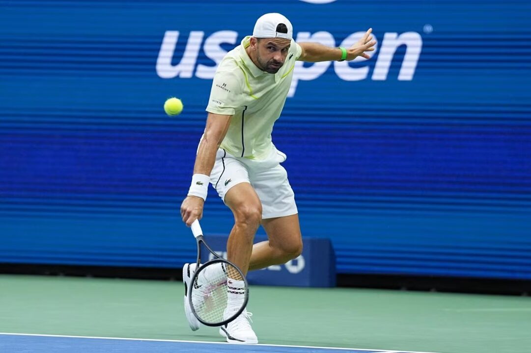 Dimitrov desiste do US Open e perde sequência em Grand Slams por lesão