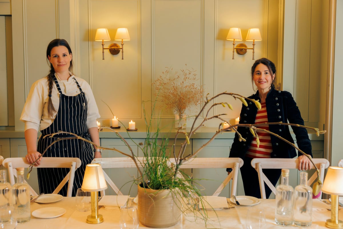 A chef Vanesa Marx e a assessora de sustentabilidade Diana Verde Nieto, cocriadoras de The Last Supper (Foto: Manuel Vázquez)