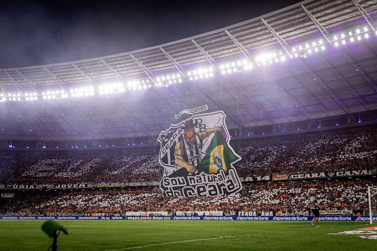Ceará e Flamengo atraem público recorde no futebol nordestino em 2025