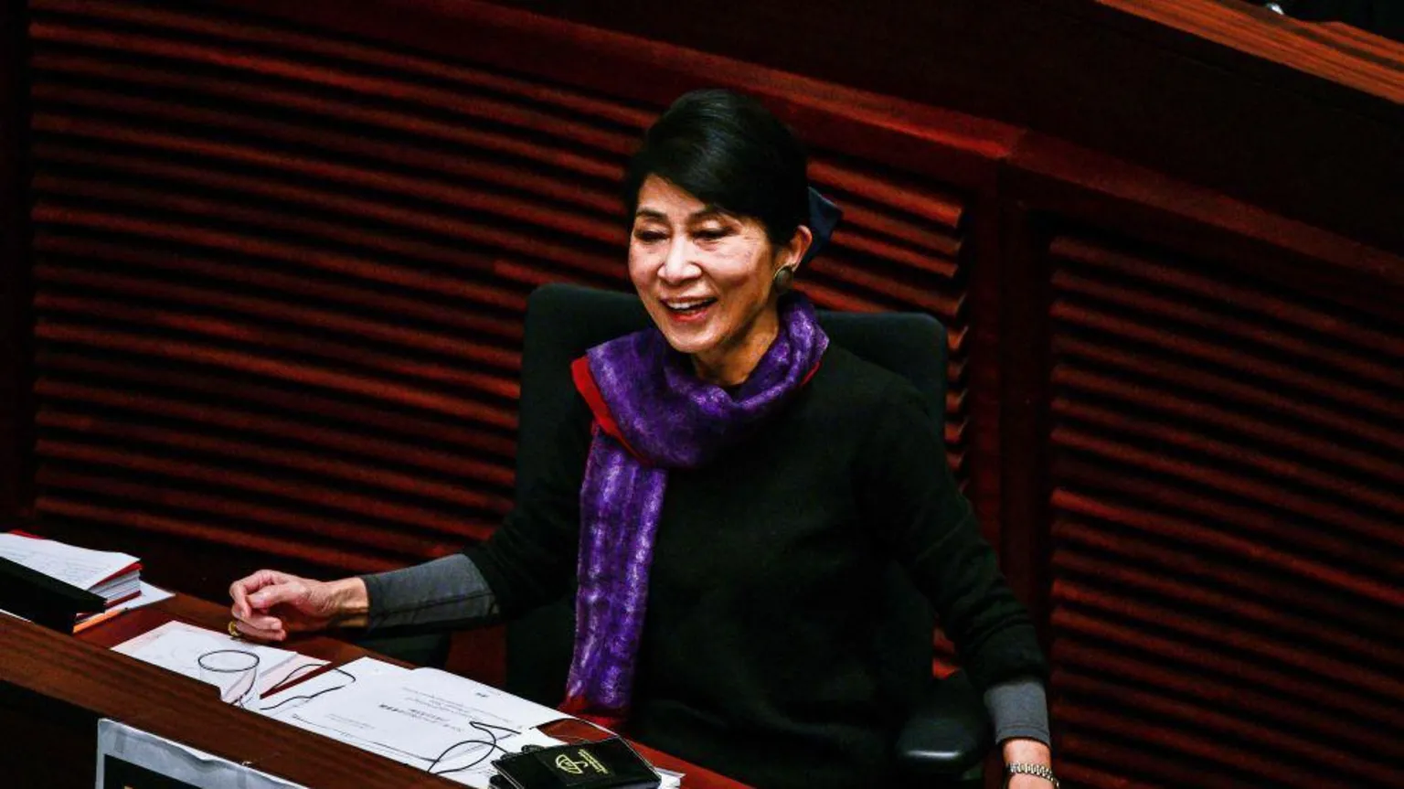 Claudia Mo é uma das quatro líderes pró-democracia que foram liberadas da prisão (Foto: Getty Images)