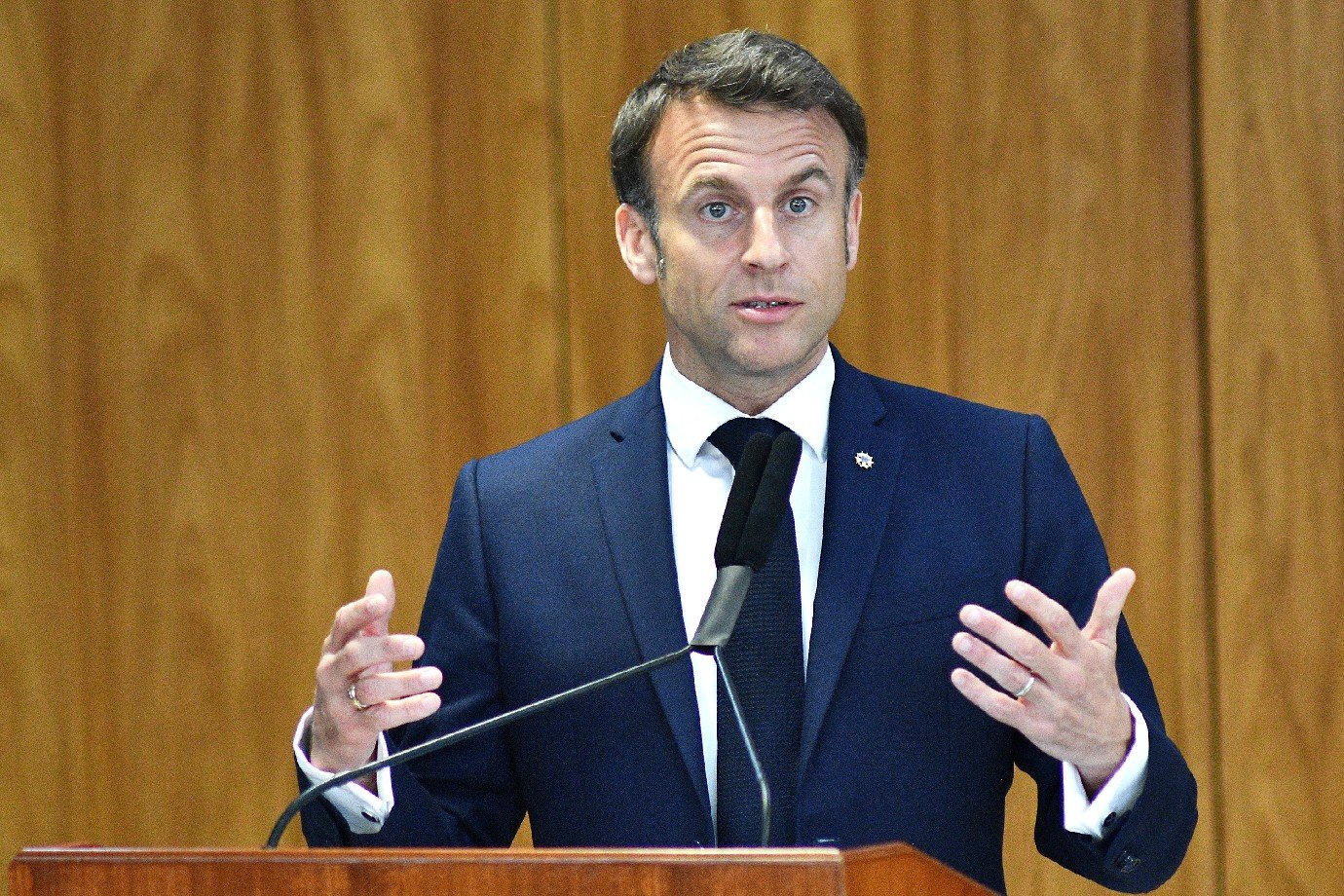 Macron afirma que sanções à Rússia são teste de credibilidade para EUA de Trump