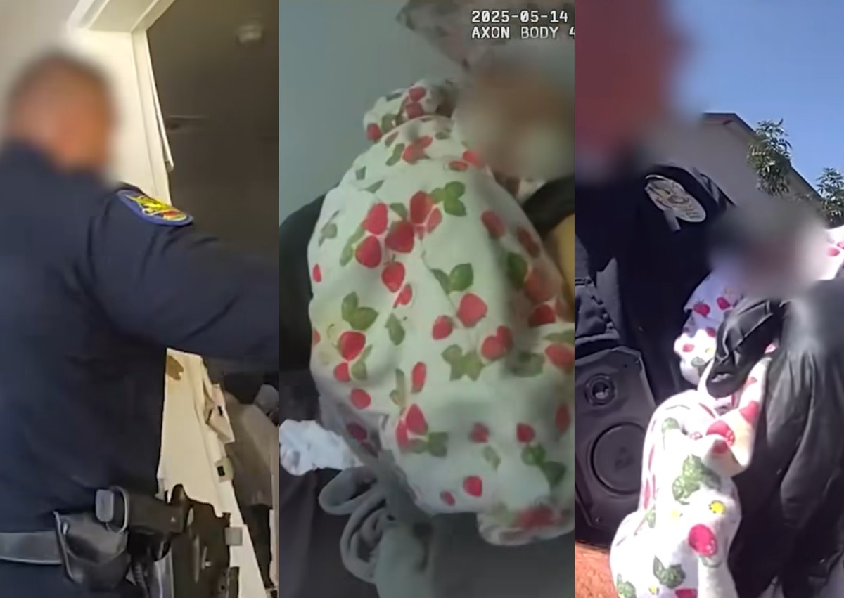 Policiais dos EUA resgatam bebê desidratado ao lado de mãe falecida em acidente