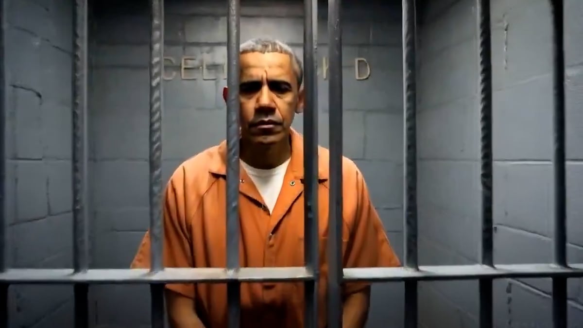 Trump compartilha vídeo gerado por IA com prisão fictícia de Obama