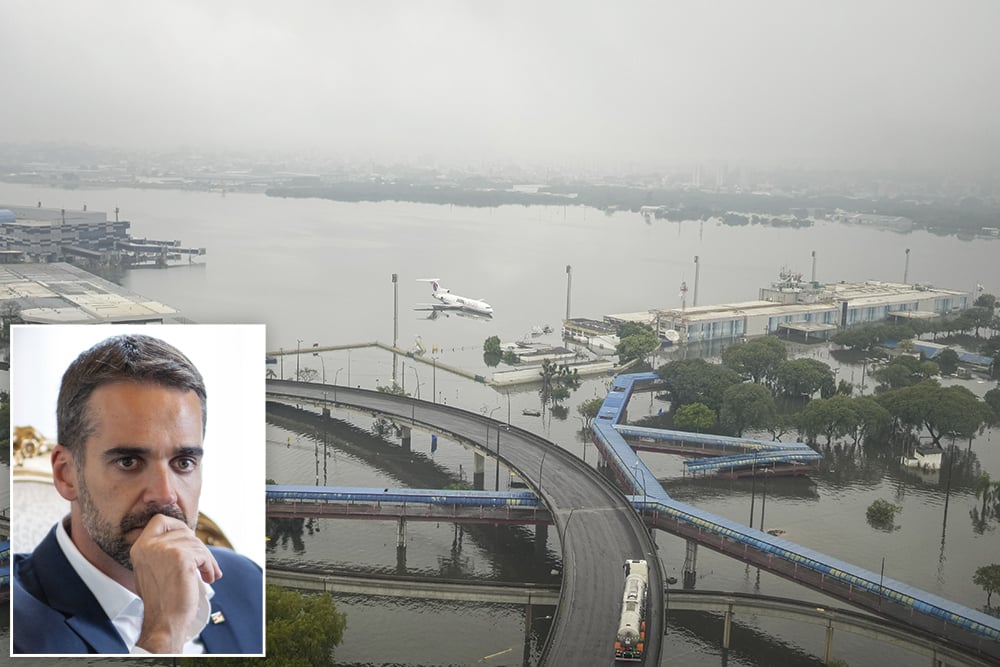 Rendimentos. Enquanto a população espera por soluções, o governador aplica os recursos, que engordam 70 milhões de reais por mês. Será pela austeridade? (Foto: Redes Sociais/GOVRS e Maurício Tonetto/GOVRS)