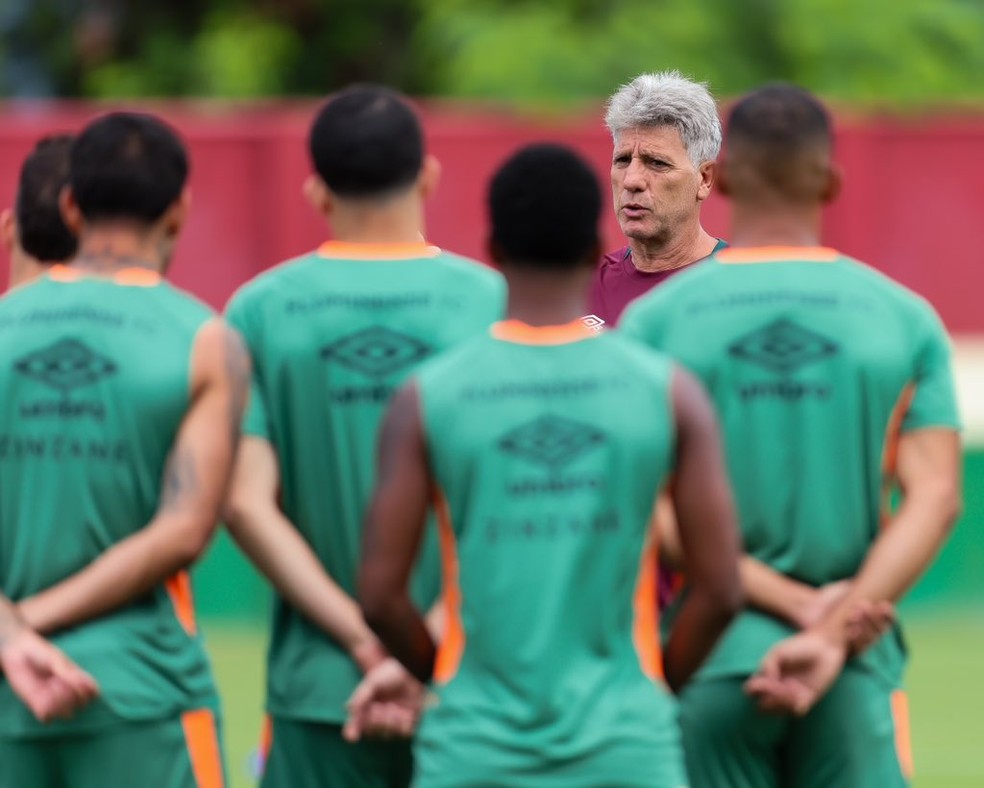 Renato Gaúcho comanda primeiro treino no Fluminense (Foto: Marcelo Gonçalves/FFC)