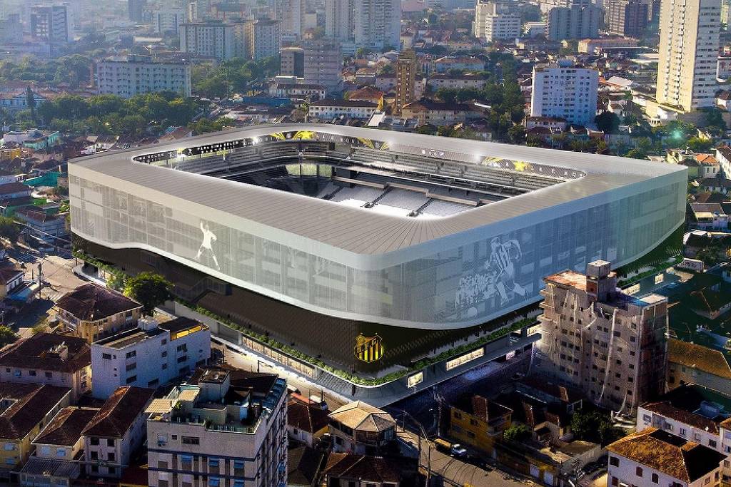 Santos aprova nova arena com investimento de R$ 700 milhões para o clube