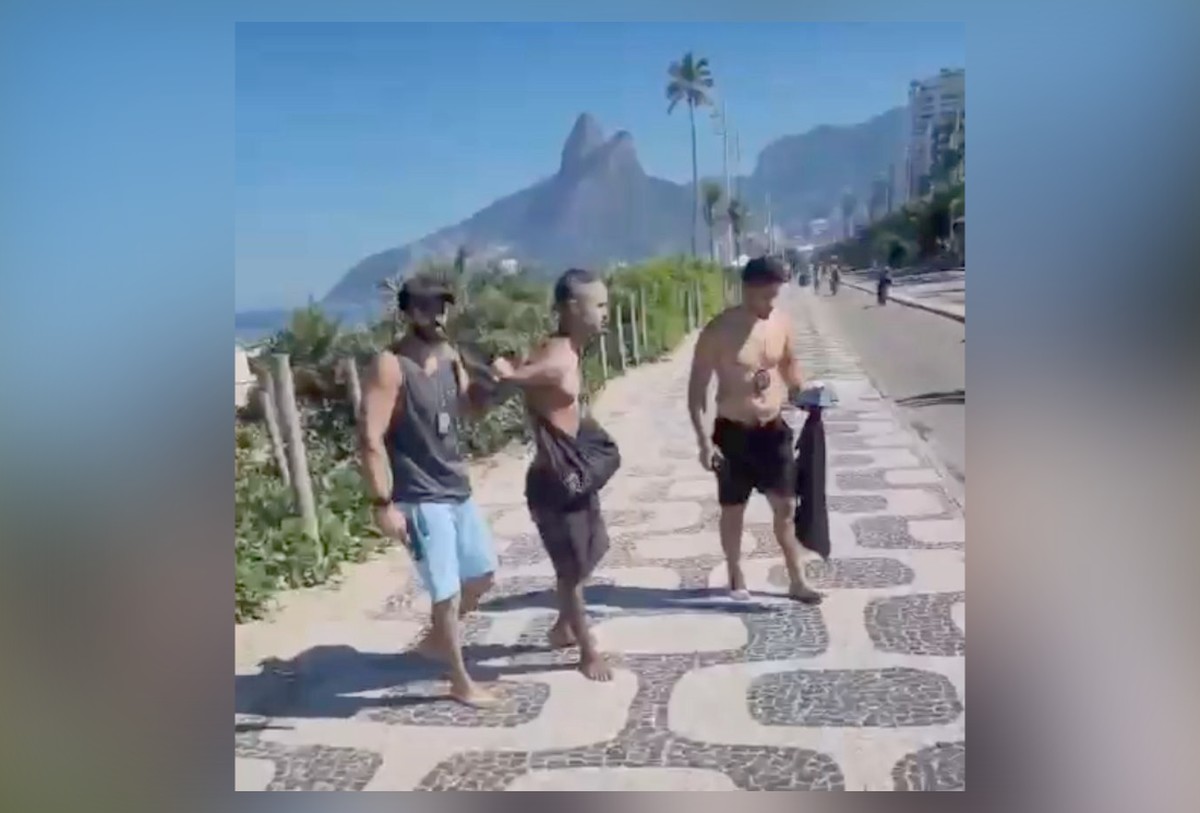 Polícia prende suspeito de tráfico de drogas em Ipanema durante operação na praia