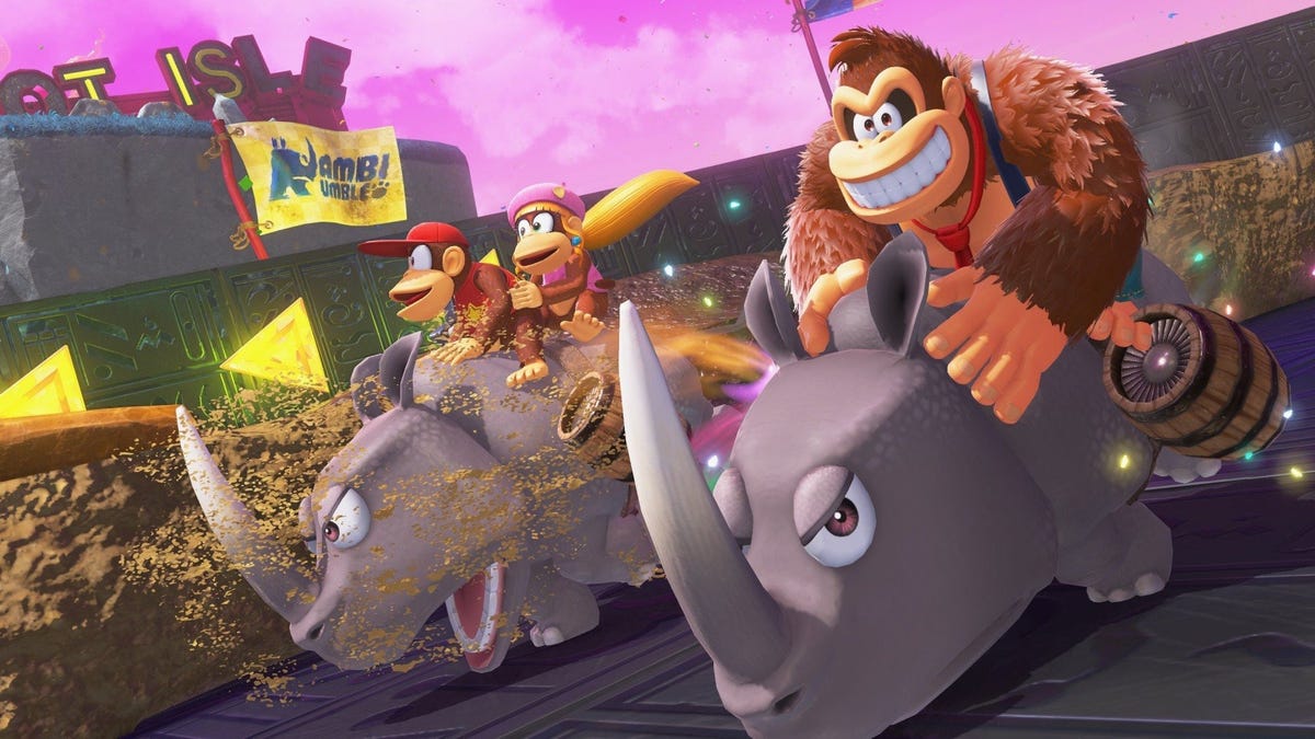 Nintendo prioriza desempenho e garante 60FPS em Donkey Kong Bananza