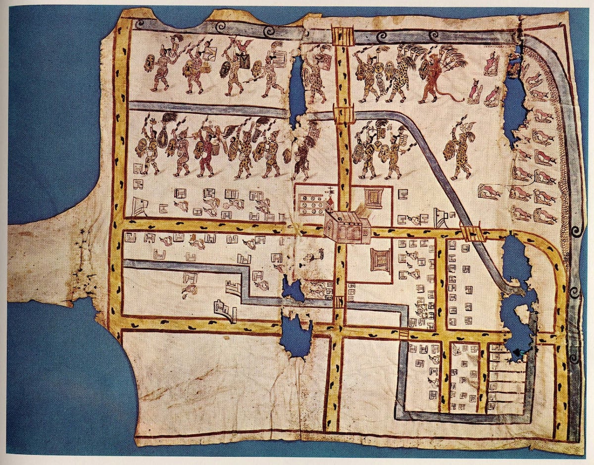 Descobertas intrigantes no Mapa de Popotla revelam guerreros e uma igreja histórica