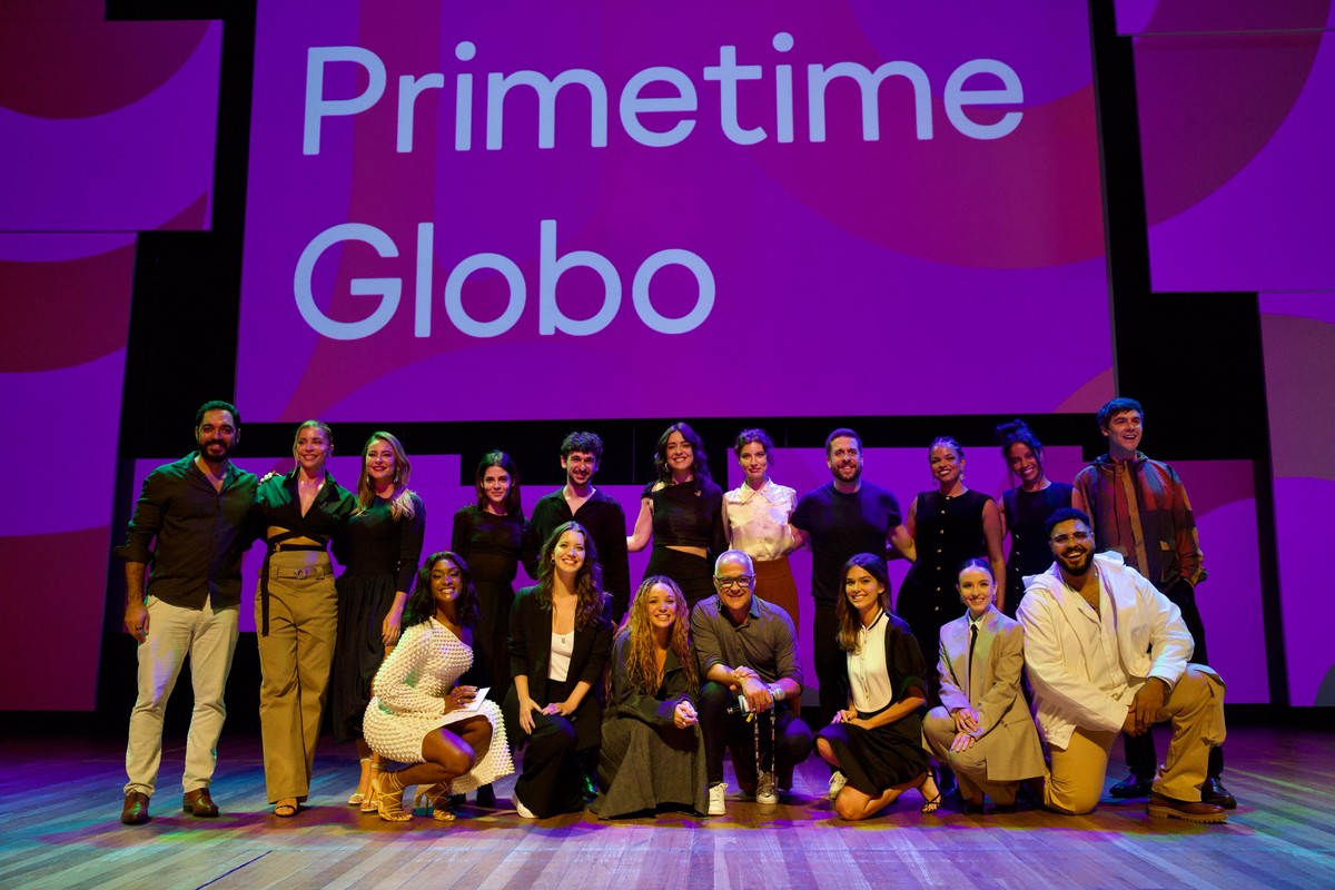 Painel de 100 anos da Globo no Rio2C. (Foto: Globo/Manoella Mello)
