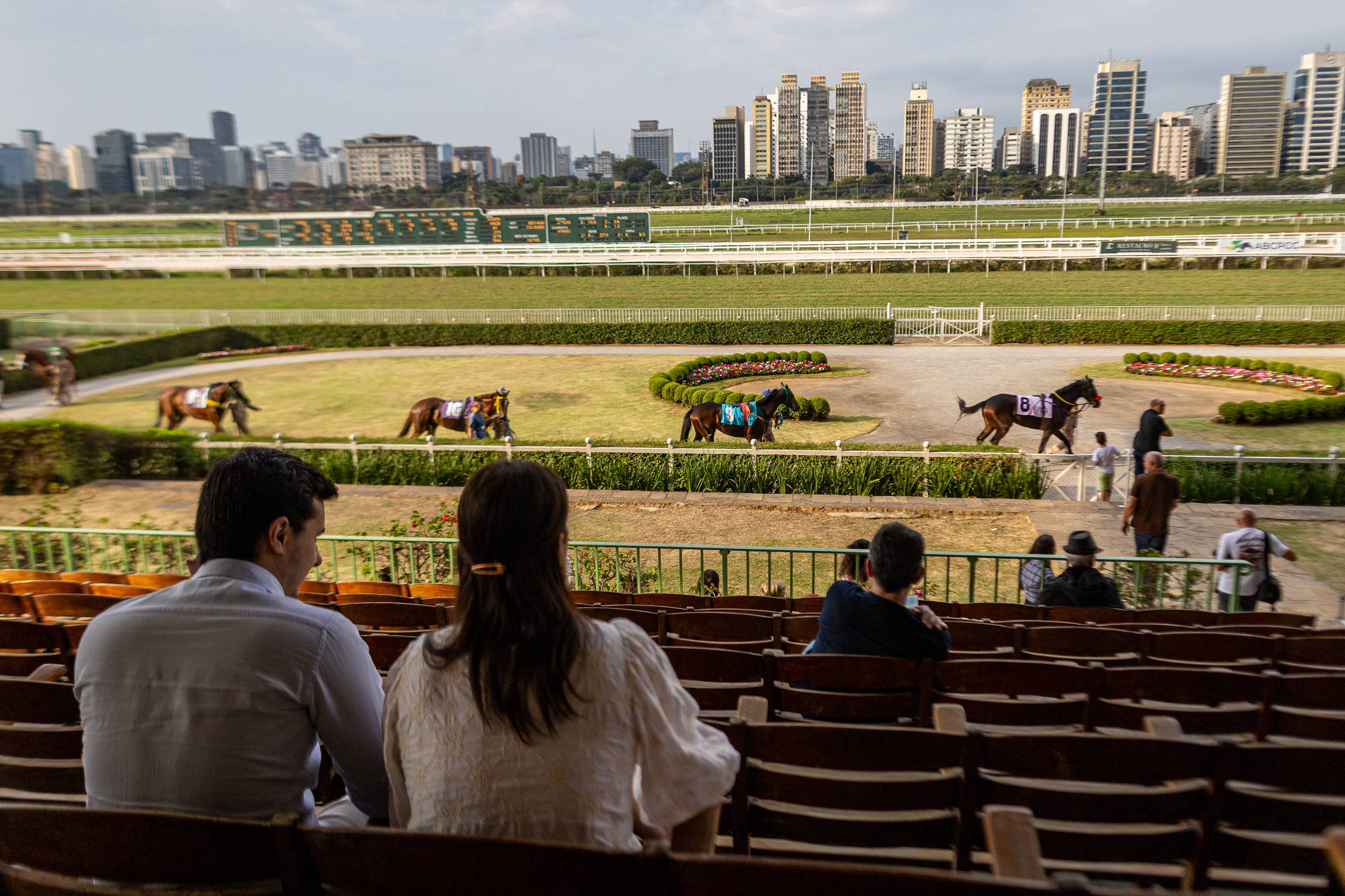 Jockey Club, na zona oeste da capital (Foto: Allison Sales - 29.jun.2024/Folhapress)