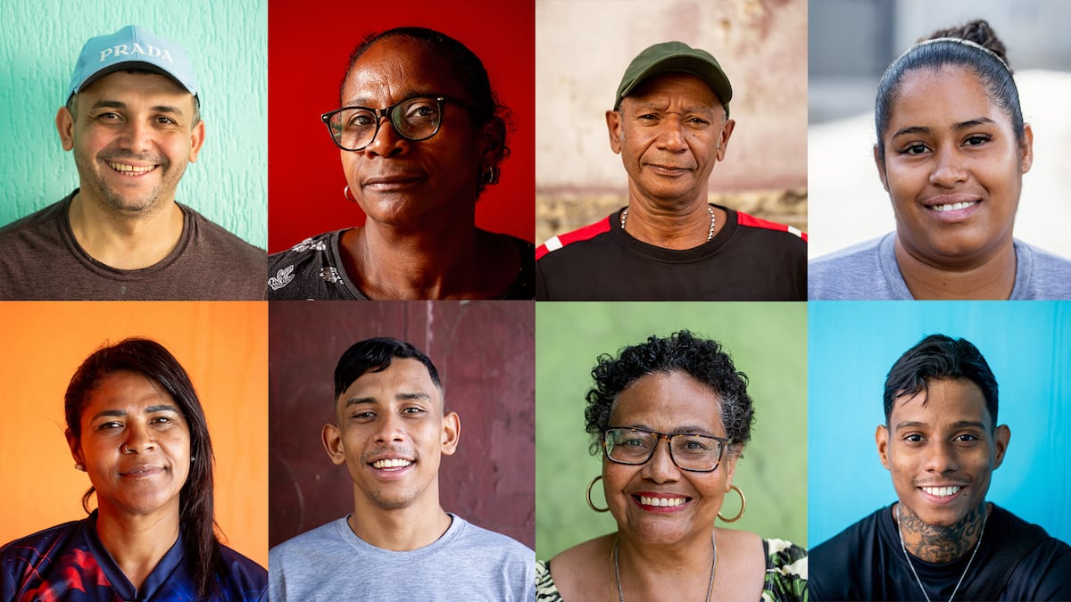 Cidadãos brasileiros em uma composição fotográfica (Foto: Lela Beltrão)