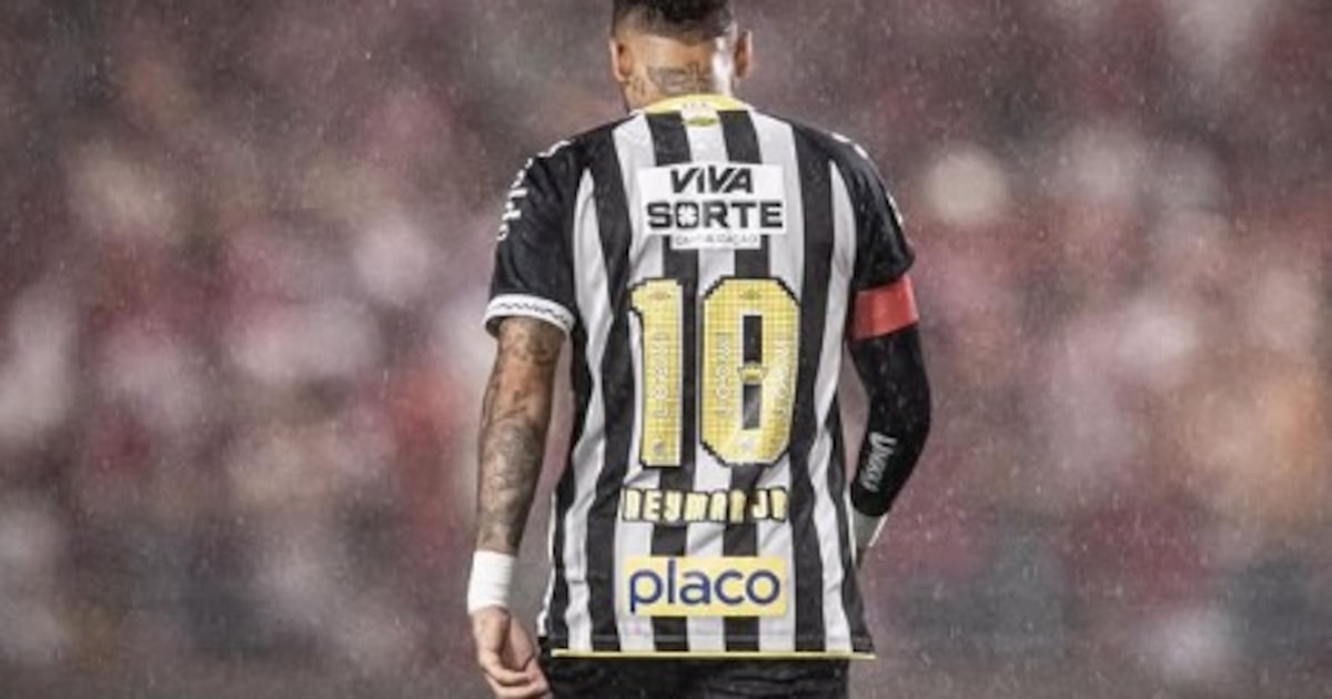 Neymar expressa frustração após a eliminação do Santos na Copa do Brasil