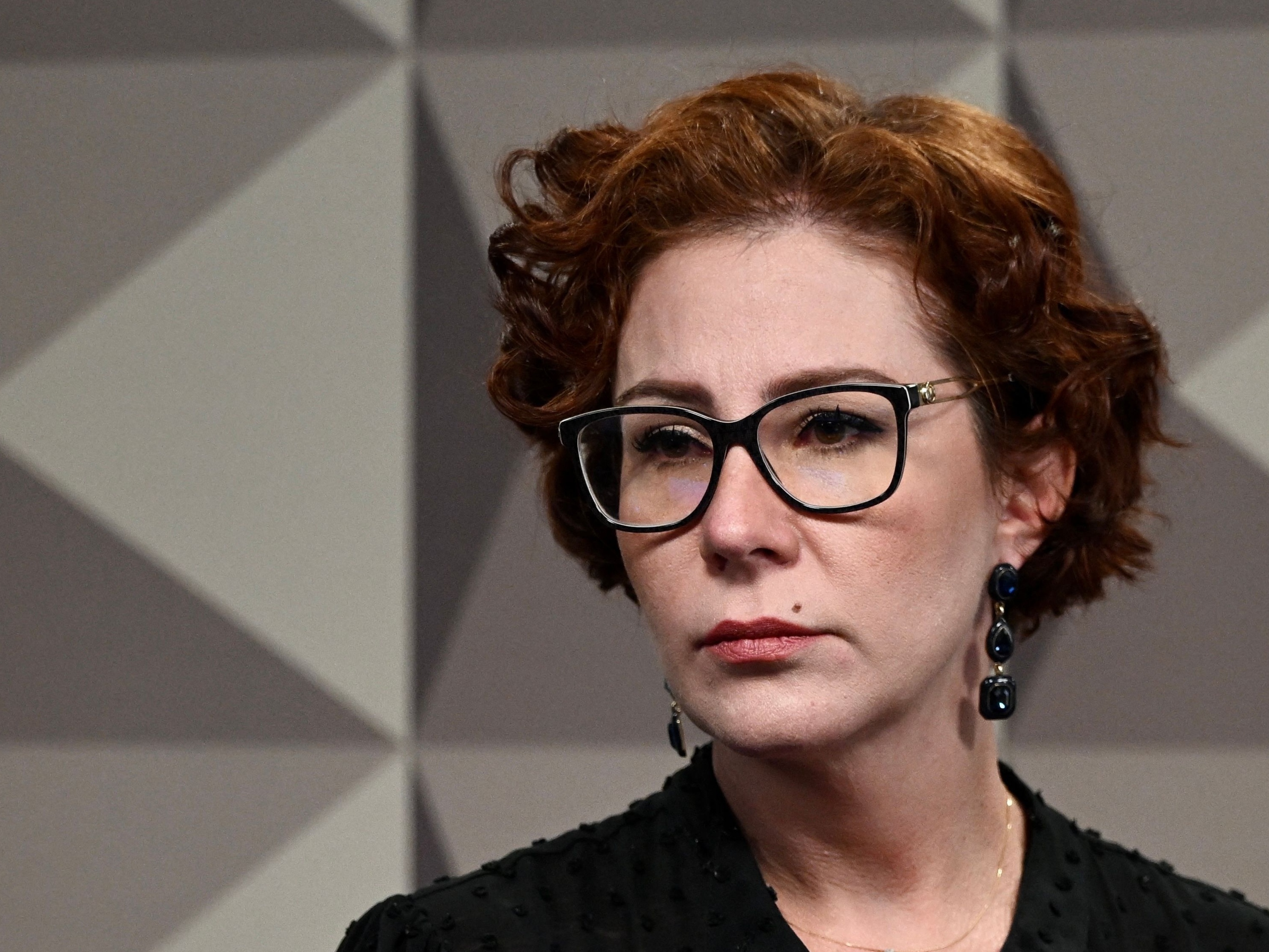 A deputada Carla Zambelli foi condenada pelo STF a dez anos de prisão e à perda do mandato (Foto: Evaristo Sá/AFP)