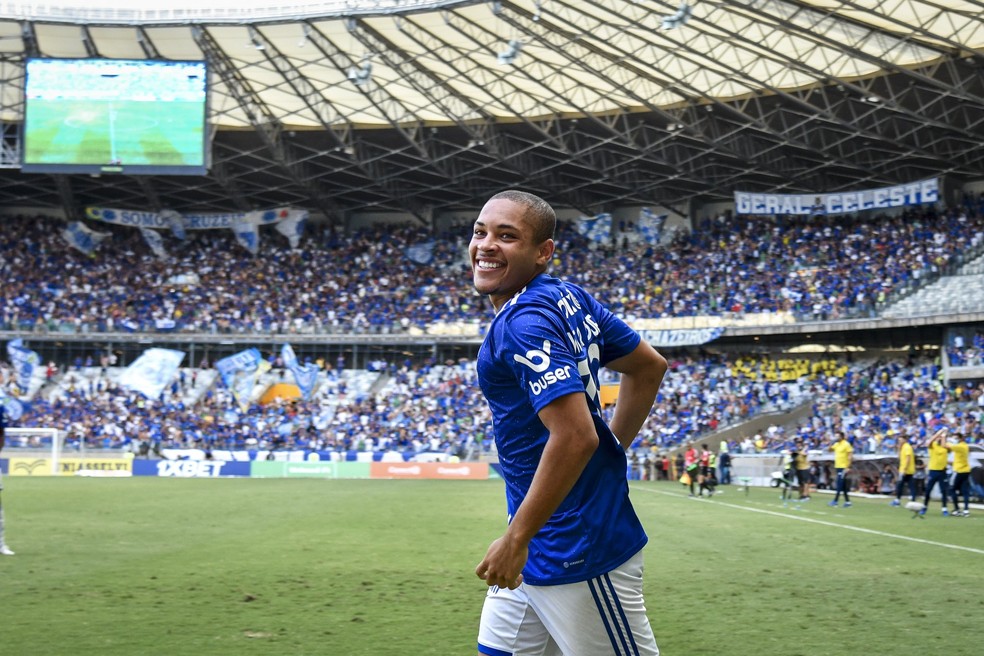 Vitor Roque; Cruzeiro x Athletic — Foto: Divulgação/Mineirão