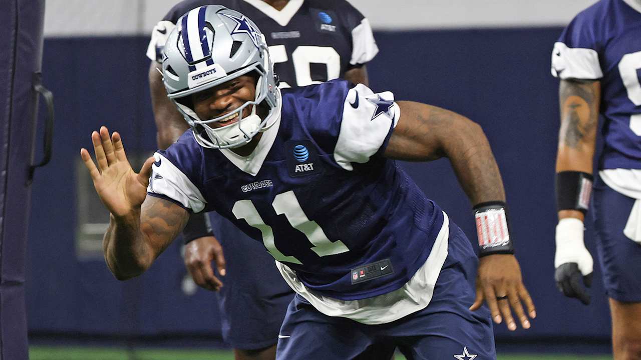 Micah Parsons participa de treino do Cowboys em busca de renovação contratual